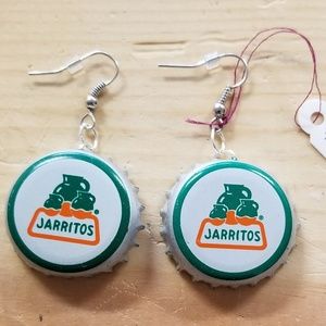ONE OF A KIND BOTTLE CAP EARRINGS